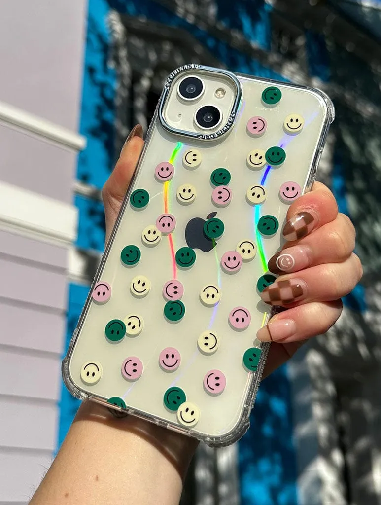 Compact Feel Rugged Design Mini Smile Shock iPhone Case