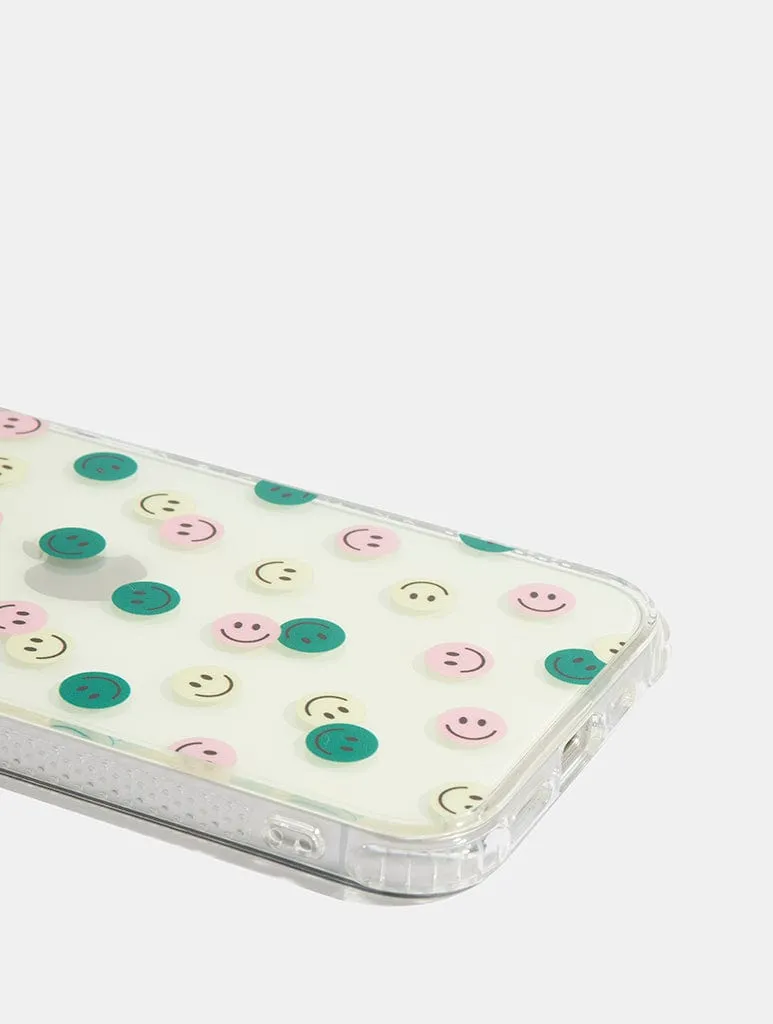 Mini Smile Shock iPhone Case Minimal Feature Hybrid Build Texture