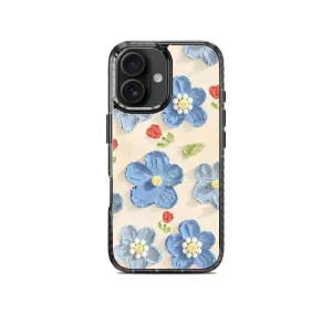Cream Floral Print Stride 2.0 Phone Case Cover Textured Surface