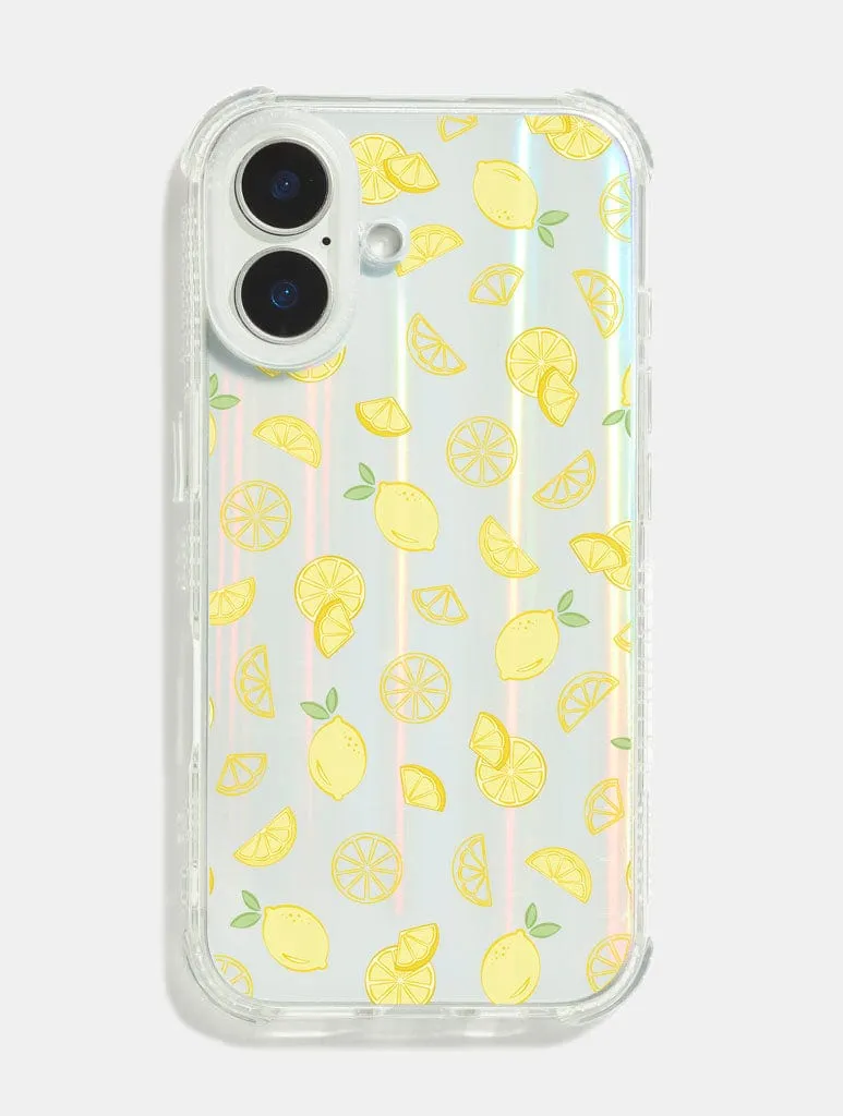 Flexible Detail Fashionable Texture Yellow Posie Shock iPhone Case