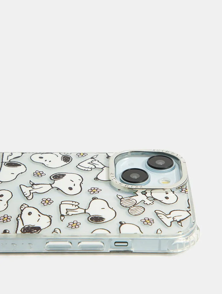 Matte Edge Peanuts x Skinnydip Lilac Daisy Shock iPhone Case