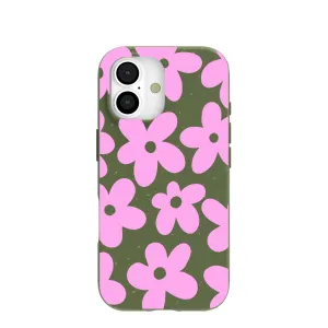 Strong Frame Forest Floor Pink Blooms iPhone 17 Case