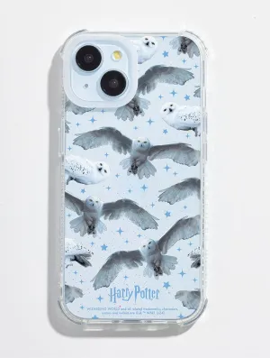 Harry Potter x Skinnydip Hedwig Glitter Shock iPhone Case Premium Detail Finish Rugged Frame