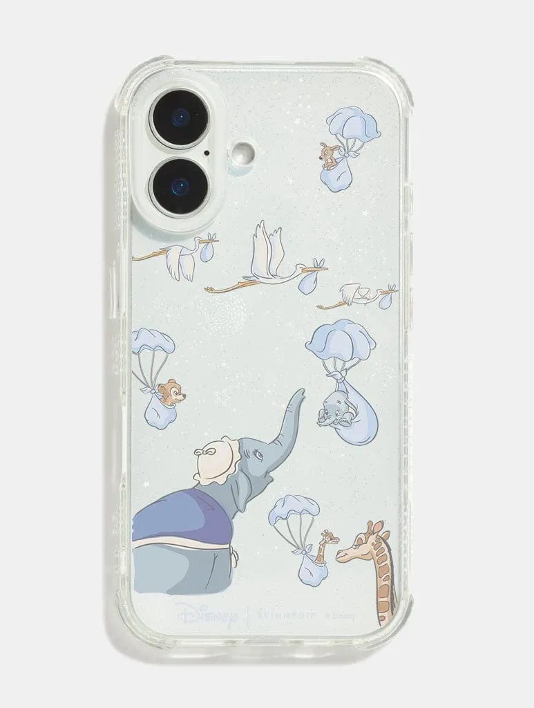 Rugged Texture Travel Companion Disney Dumbo Baby Shock iPhone Case