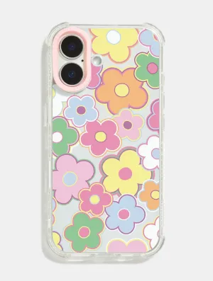 Flower Multicoloured Shock iPhone Case Comfort Build