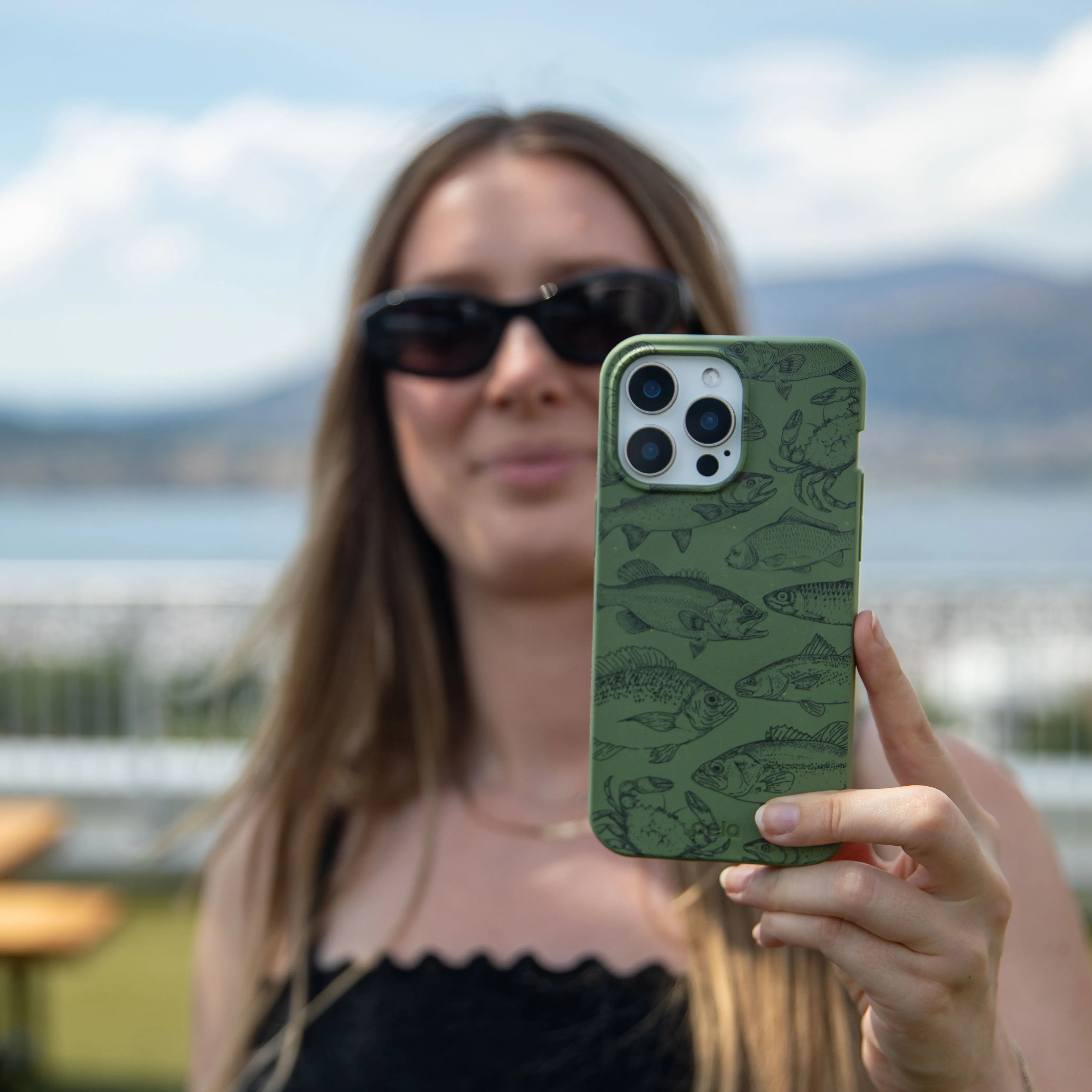 Smooth Layer Forest Floor Fishing Lodge iPhone 17 Case