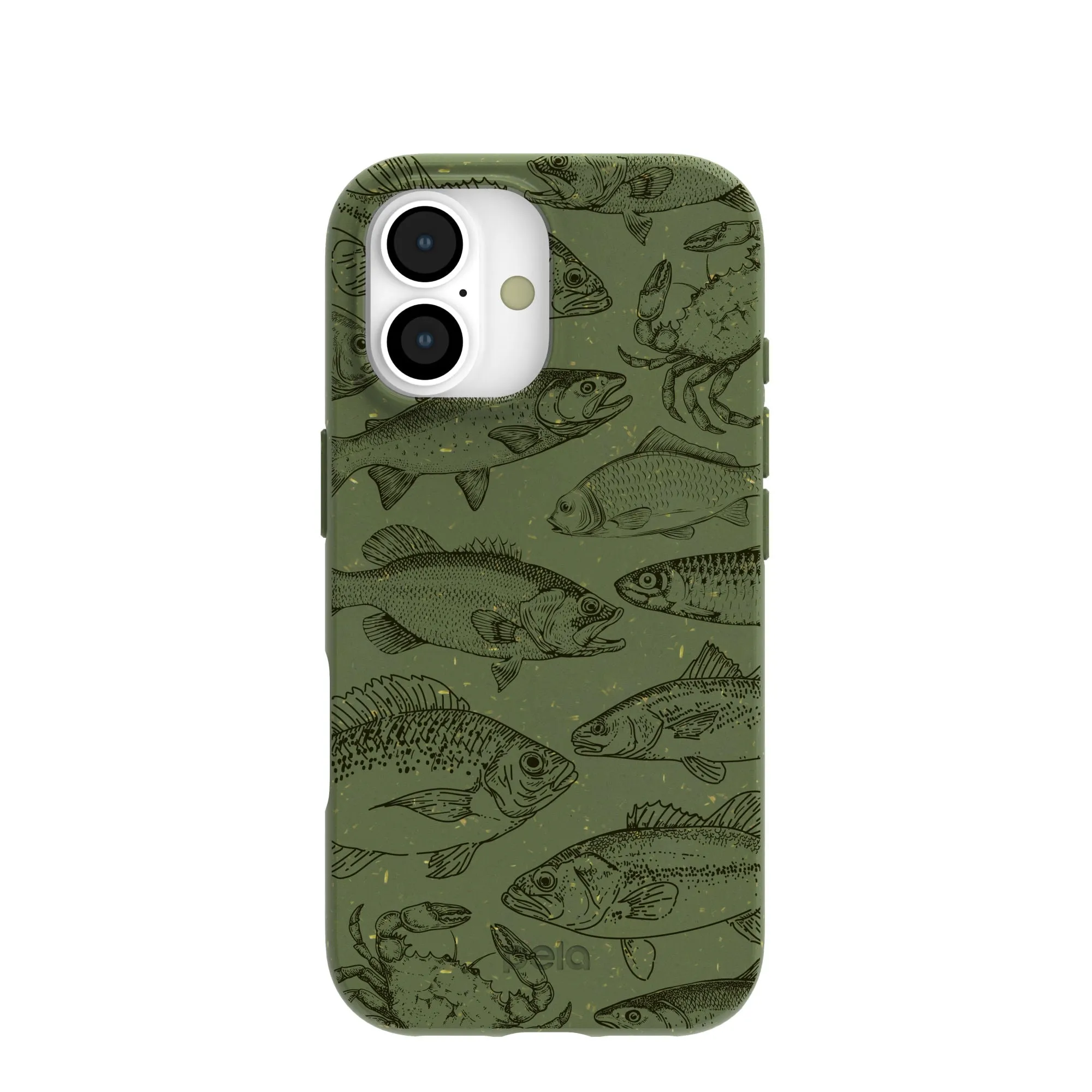 Forest Floor Fishing Lodge iPhone 17 Case Soft touch finish