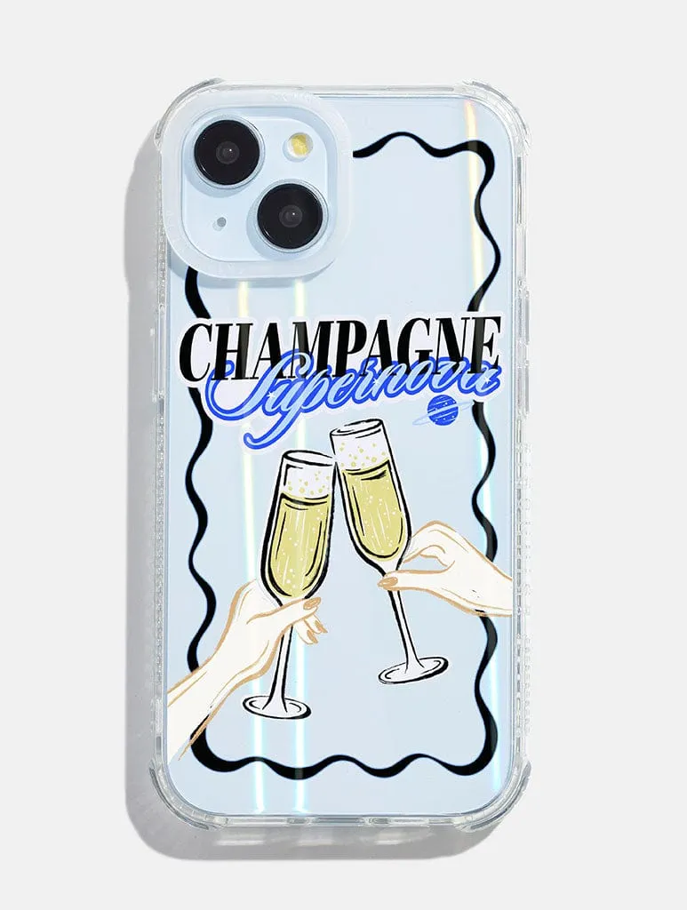 Gloss Touch Matte Look Design Champagne Supernova Drink Shock iPhone Case