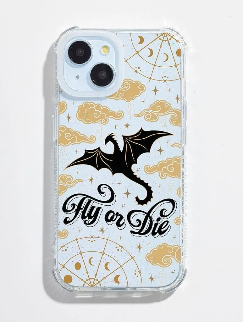 Fourth Wing Shock iPhone Case Slim Fitment Flexible structure