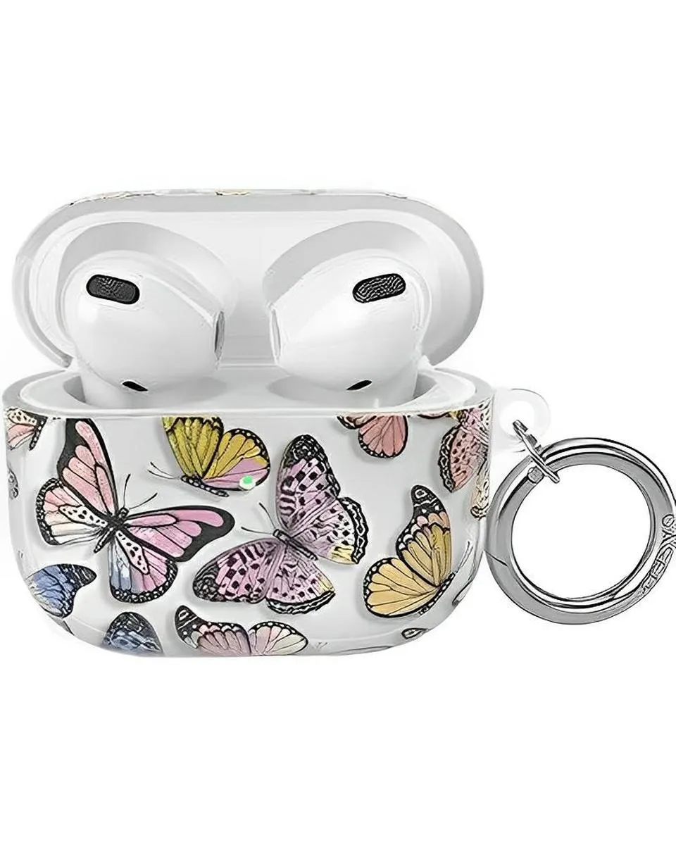 Free Spirit | Rainbow Butterfly AirPods Case Portable Handy Pouch