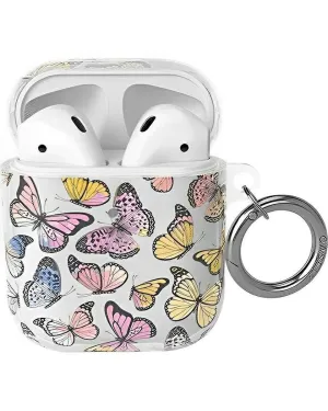 Portable Silicone Sleeve Free Spirit | Rainbow Butterfly AirPods Case