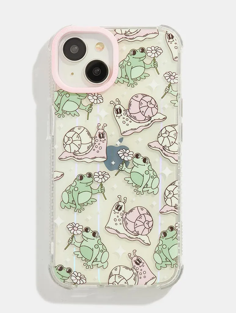 Frog & Snail Shock iPhone Case Desk Companion