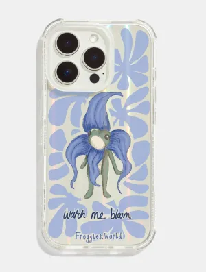 Luxury Texture Froggles World x Skinnydip Bloom Frog Shock iPhone Case