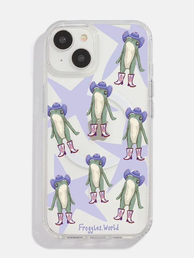 Rugged Frame Froggles World x Skinnydip Cowgirl Frog MagSafe iPhone Case