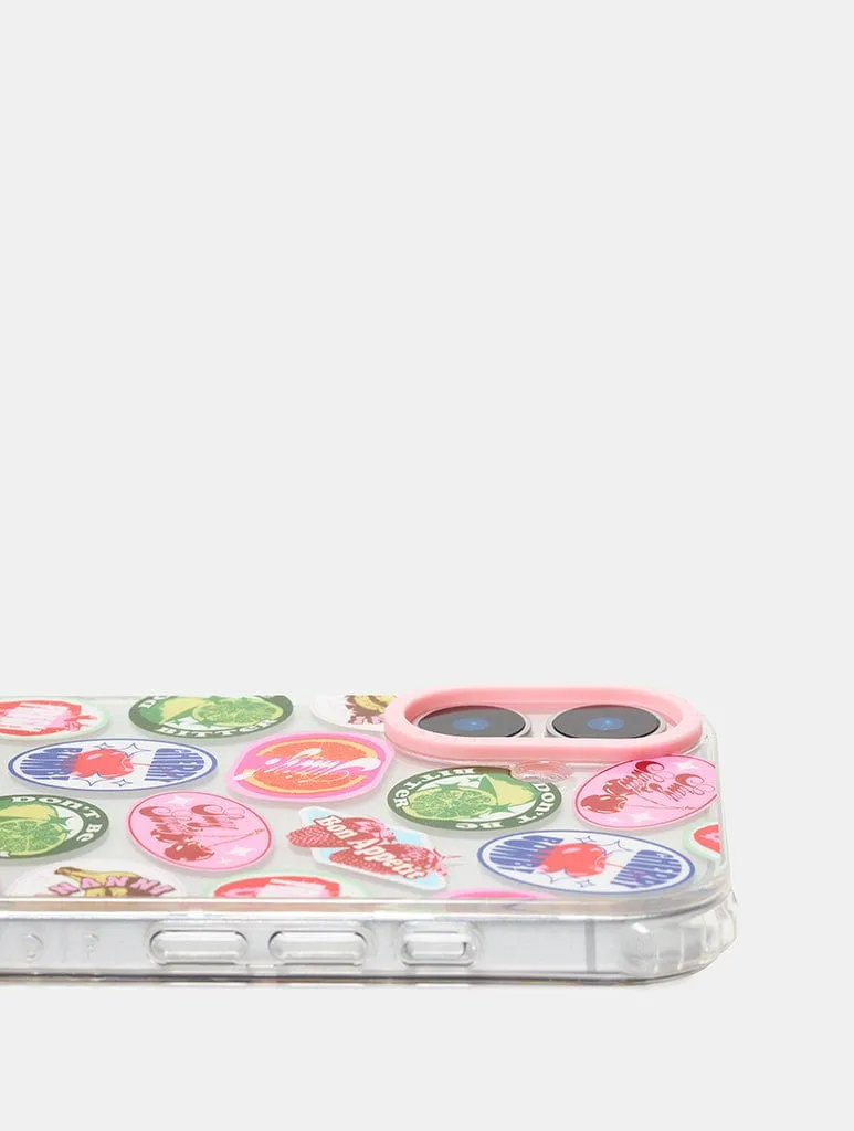 Fruity Graphic Sticker Shock iPhone Case Subtle Touch