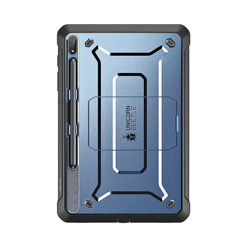 Galaxy Tab S7 FE 12.4 inch (2021) Unicorn Beetle Pro Rugged Case-Metallic Blue fashion tech accessory Tablet Sleeve Protective