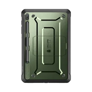 urban commuter style Galaxy Tab S7 FE 12.4 inch Unicorn Beetle Pro Rugged Case-Dark Green