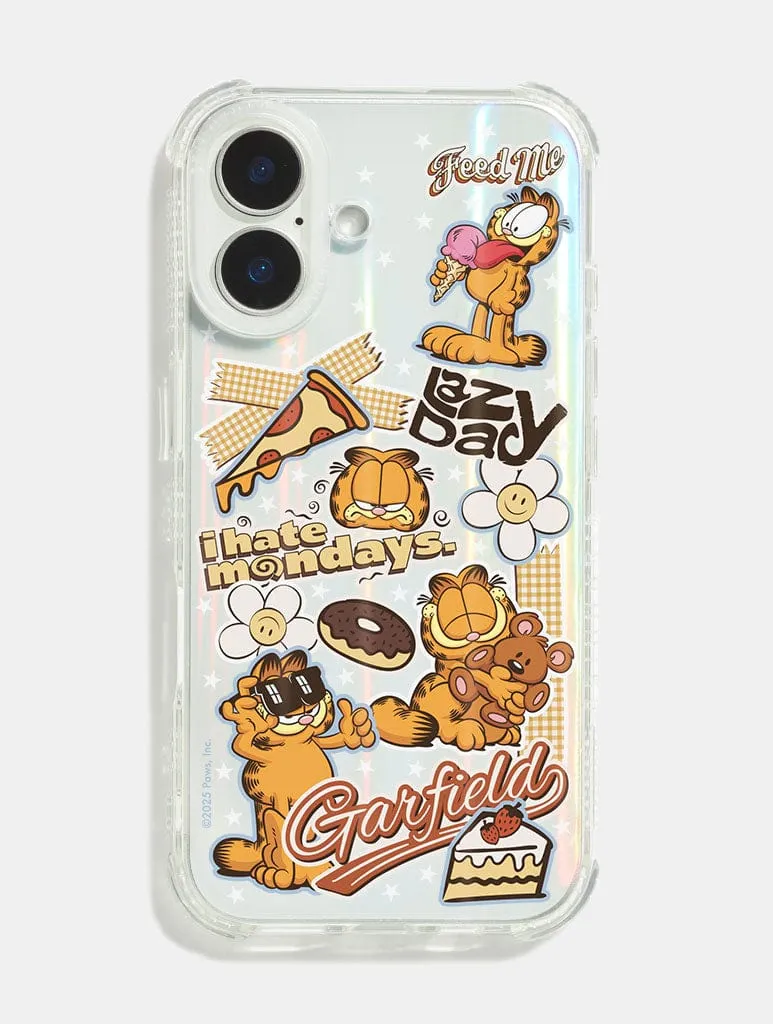 Garfield x Skinnydip Sticker Shock iPhone Case Hybrid Pattern