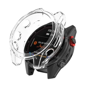 Hybrid Armor Guard Garmin Fenix 7 (Solar) TPU Case (Transparent)