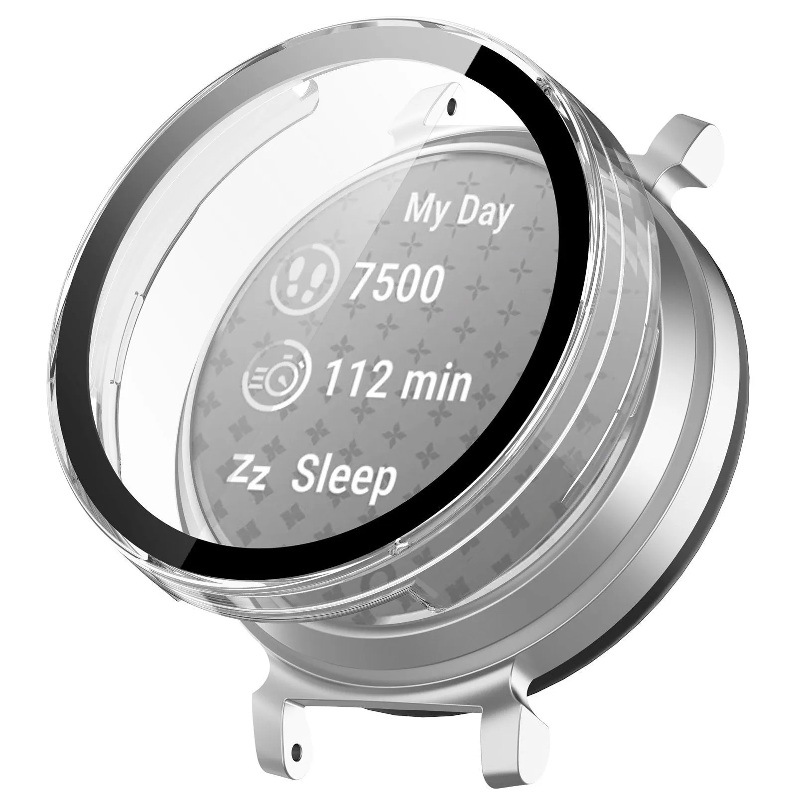 Garmin Lily 2 Hard Case With Glass (Transparent) Workout Ready Hybrid Shield