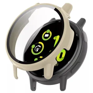 Dustproof Light Armor Garmin Vivoactive 5 Hard Case with Glass (Beige)