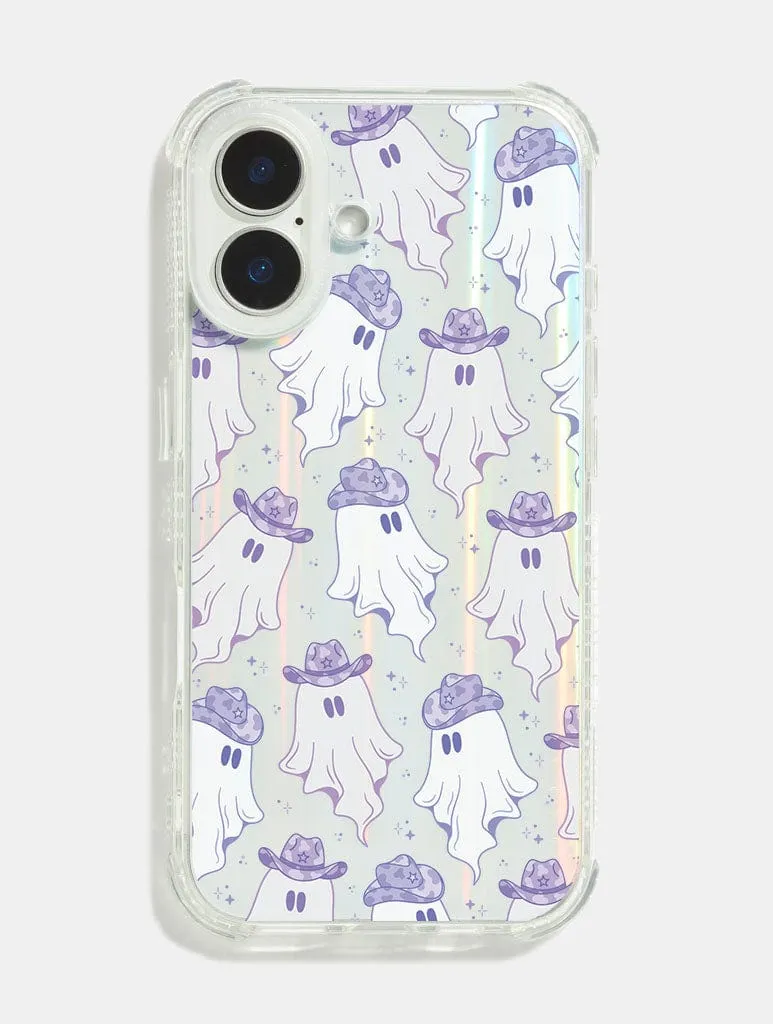Ghost Cowboy Shock iPhone Case Modern Surface Design
