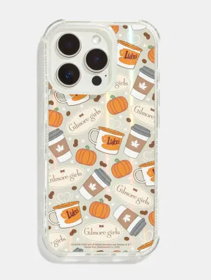 Tough Grip Gilmore Girls x Skinnydip Coffee Pattern Shock iPhone Case