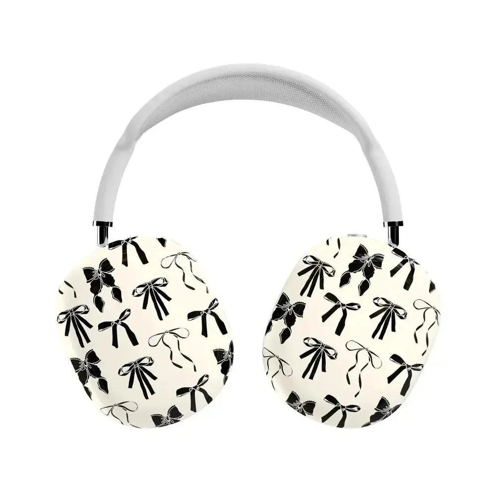 luxury design airpods case Goth Girlie | Black Bows AirPods Max Case