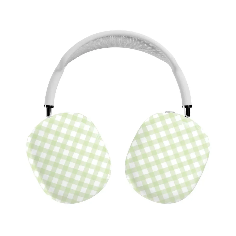 lightweight sports airpods shell daily use silicone airpods shell Green Plaid | Sunday Best AirPods Max Case