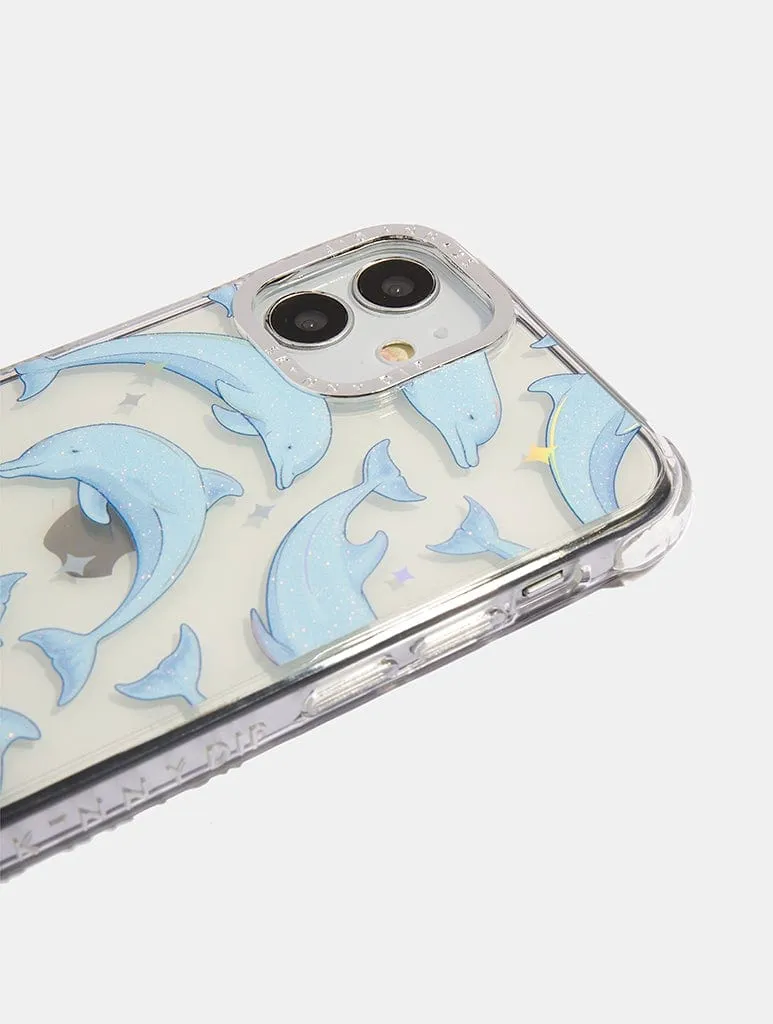 Holo Dolphin Shock iPhone Case Polished Layer Minimal Edge Design