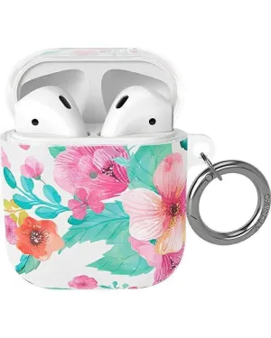 Out and About | Light Pink Floral AirPods Case fashion lightweight commuter gradient shell