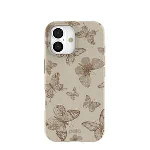 London Fog Delicate Flutters iPhone 17 Case Clear Surface