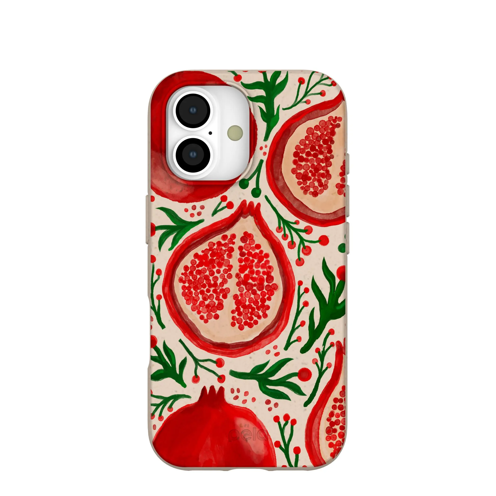 Modern Form Flexible Pattern Seashell Pomegranate Cheer iPhone 17 Case