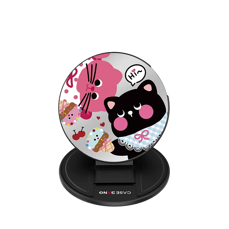 Pop Socket Matte Grip Couple Cat Magsafe Grip Stand