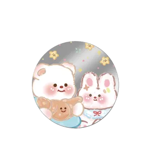 Bear & Bunny Magsafe Grip Stand Pop Socket Comfortable Grip