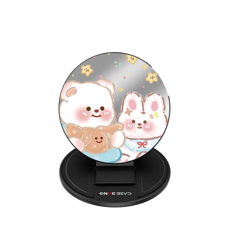 Pop Socket Colorful Grip Fold Lite Bear & Bunny Magsafe Grip Stand