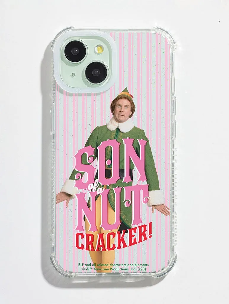 Elf x Skinnydip Son of a Nut Cracker Shock iPhone Case Elegant Accent
