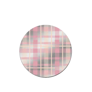 CREAMY PINK PLAID Magsafe Grip Stand Grip Travel Max Pro