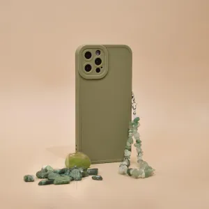 Crystal Phone Strap - Green Patterned Strap Mobile Protection