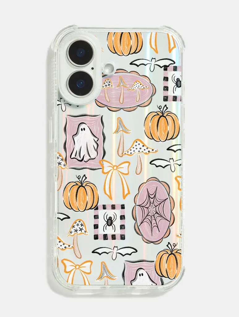 Flexible Texture Halloween Patchwork Shock iPhone Case