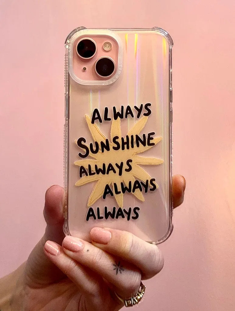 Daily Grip Hand And Palm x Skinnydip Always Sunshine Shock iPhone Case