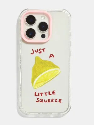 Soft Protection Handheld device Hand And Palm x Skinnydip Little Squeeze Shock iPhone Case