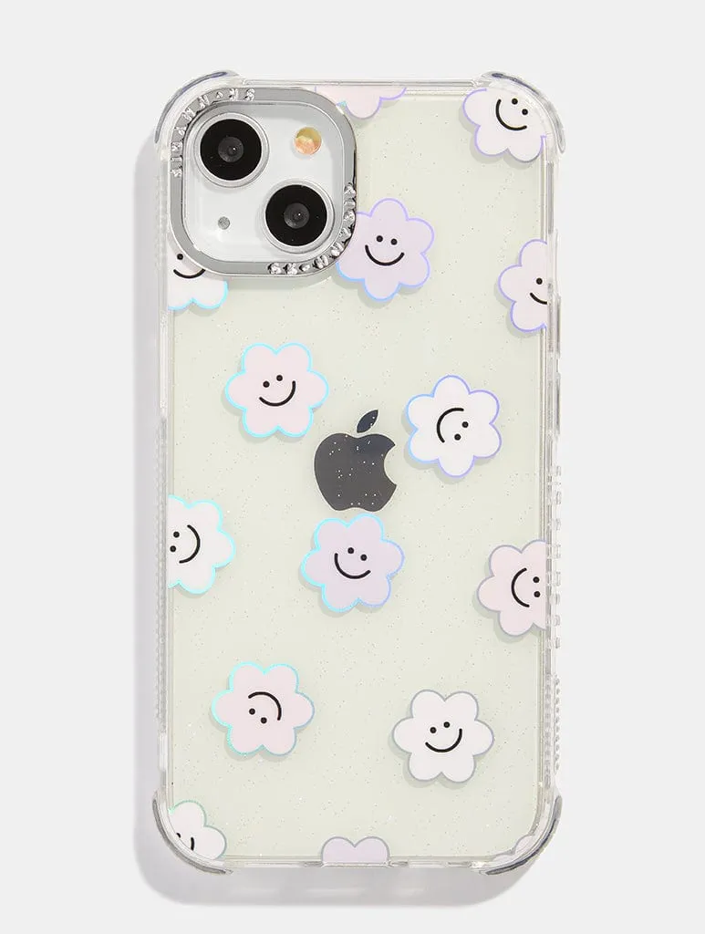 Happy Lilac Daisy Shock iPhone Case Classic Grip