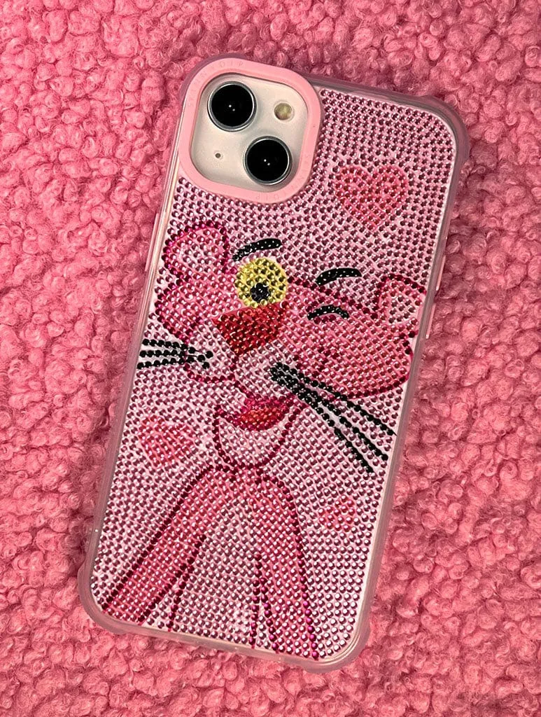 Pink Panther x Skinnydip Bling Shock Case Modern Texture Look