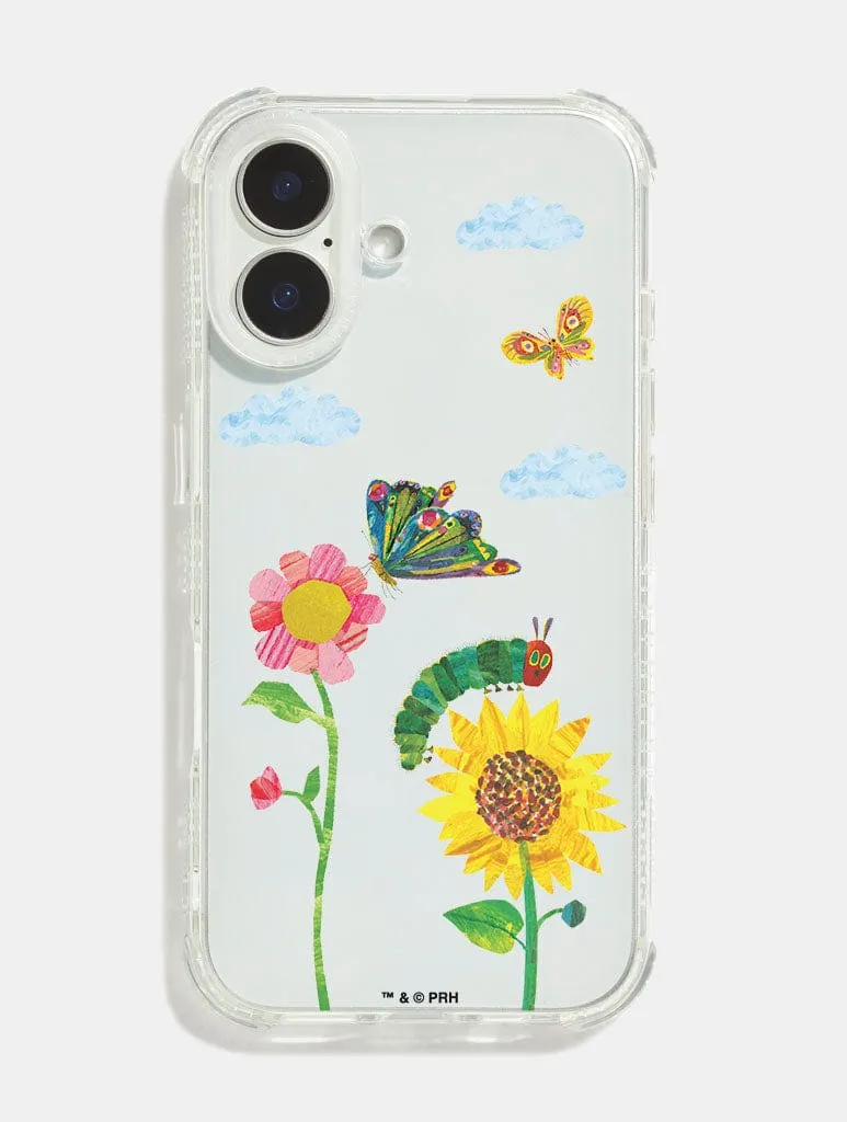 Shock Absorbing Urban Fashion The Very Hungry Caterpillar x Skinnydip Spring Flowers Shock iPhone Case