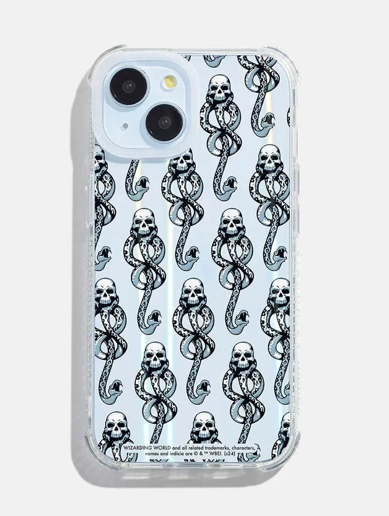 Harry Potter x Skinnydip Dark Mark Repeat Shock iPhone Case Hybrid Detail Elegant Pattern Design