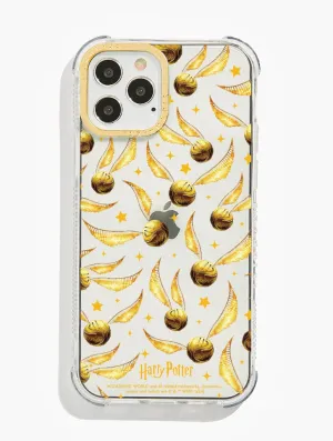 Gloss Texture Harry Potter x Skinnydip Golden Snitch Shock iPhone Case