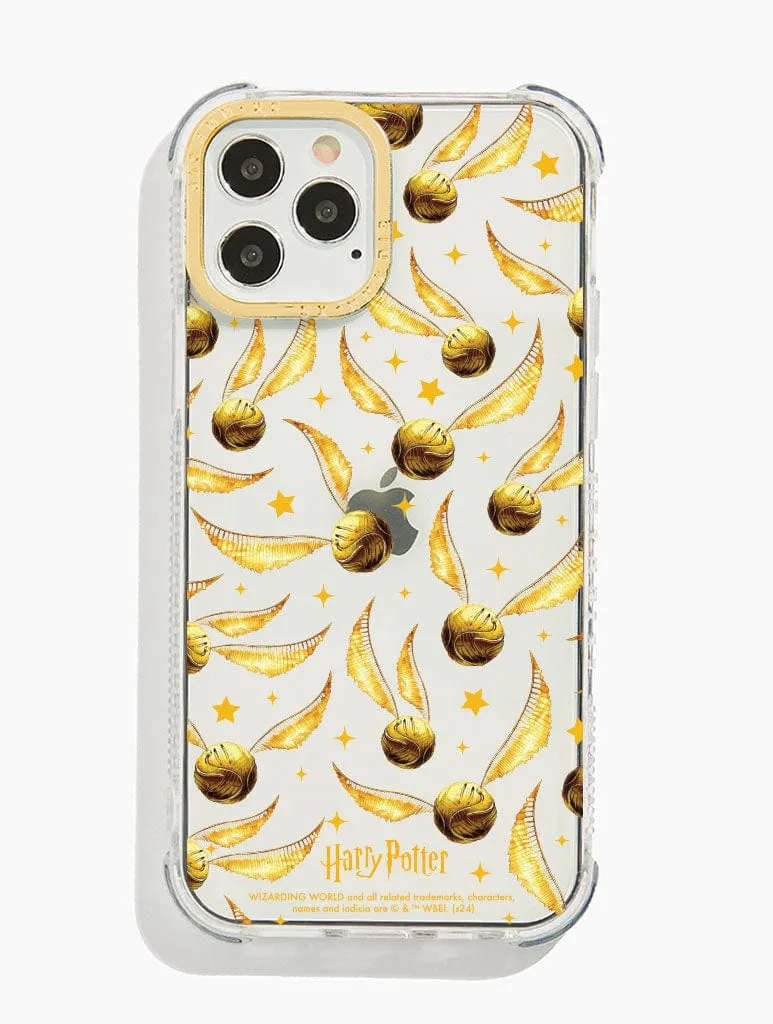 Slim Design Harry Potter x Skinnydip Golden Snitch Shock iPhone Case