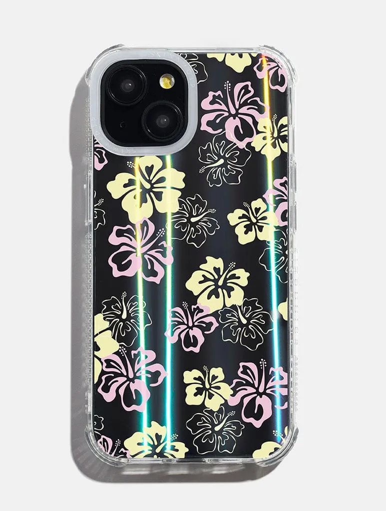 Hawaiian Flowers Shock iPhone Case Durable Form