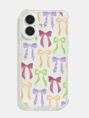 Halloween Multicoloured Bows Shock iPhone Case Button Cover Protective Detailing